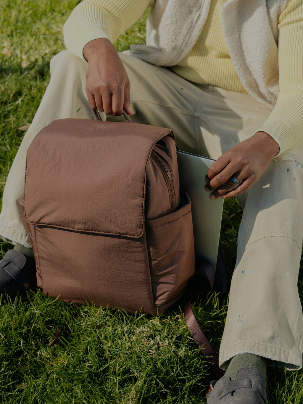 Diaper Backpack with Laptop Sleeve