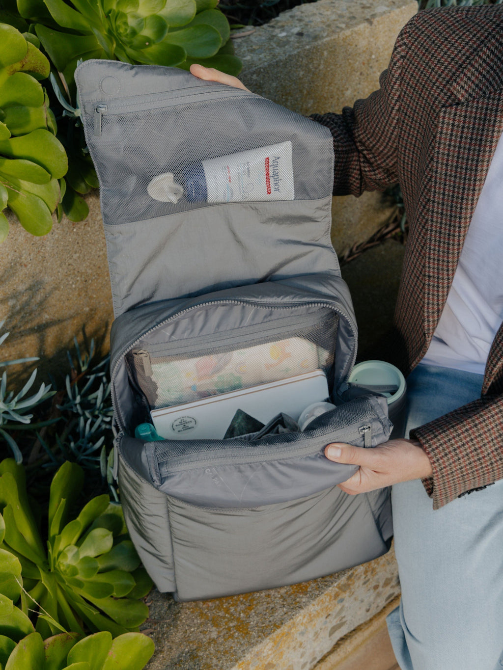 Diaper Backpack with Laptop Sleeve