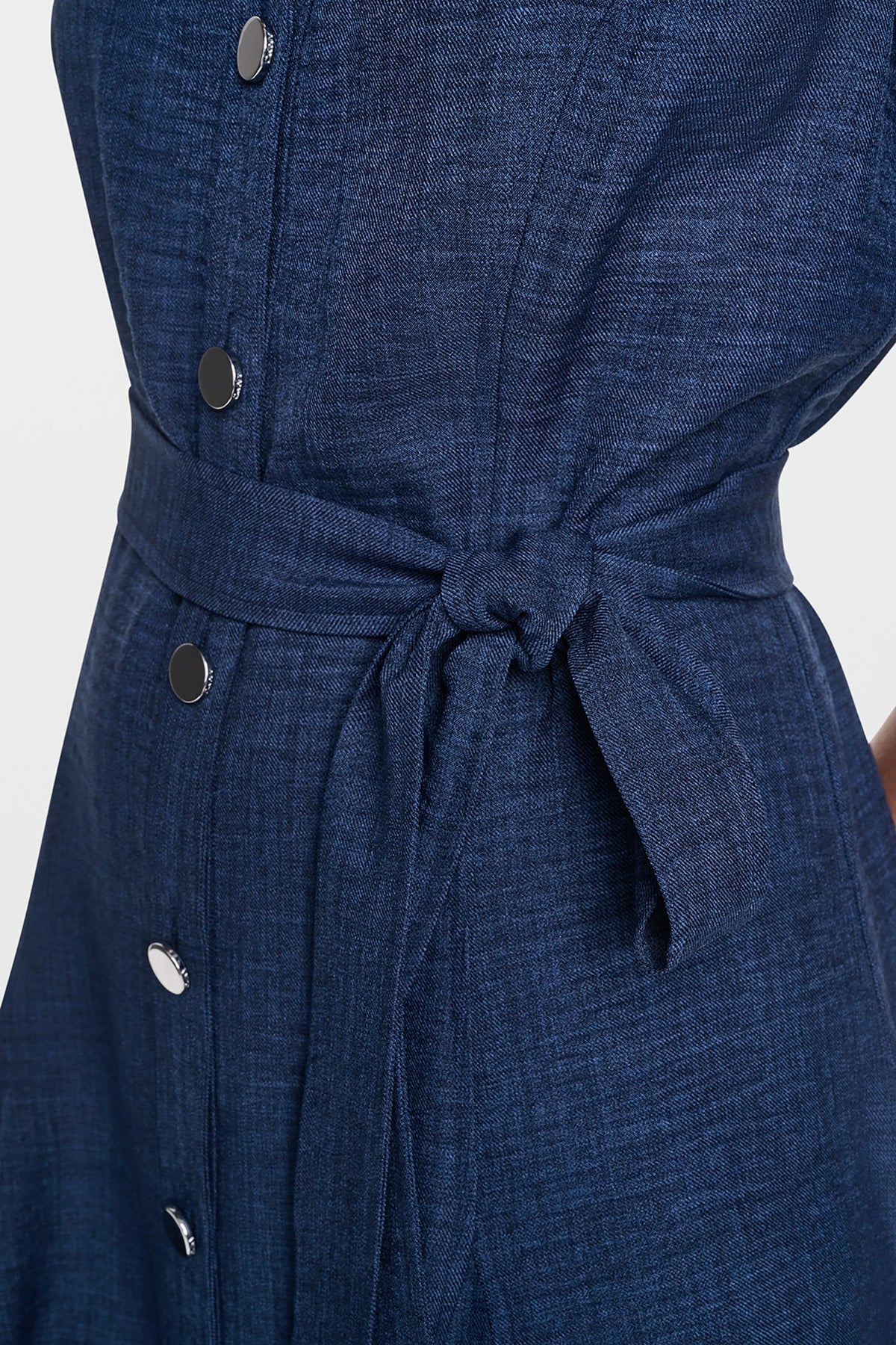 MIDI A-LINE SHIRT DRESS