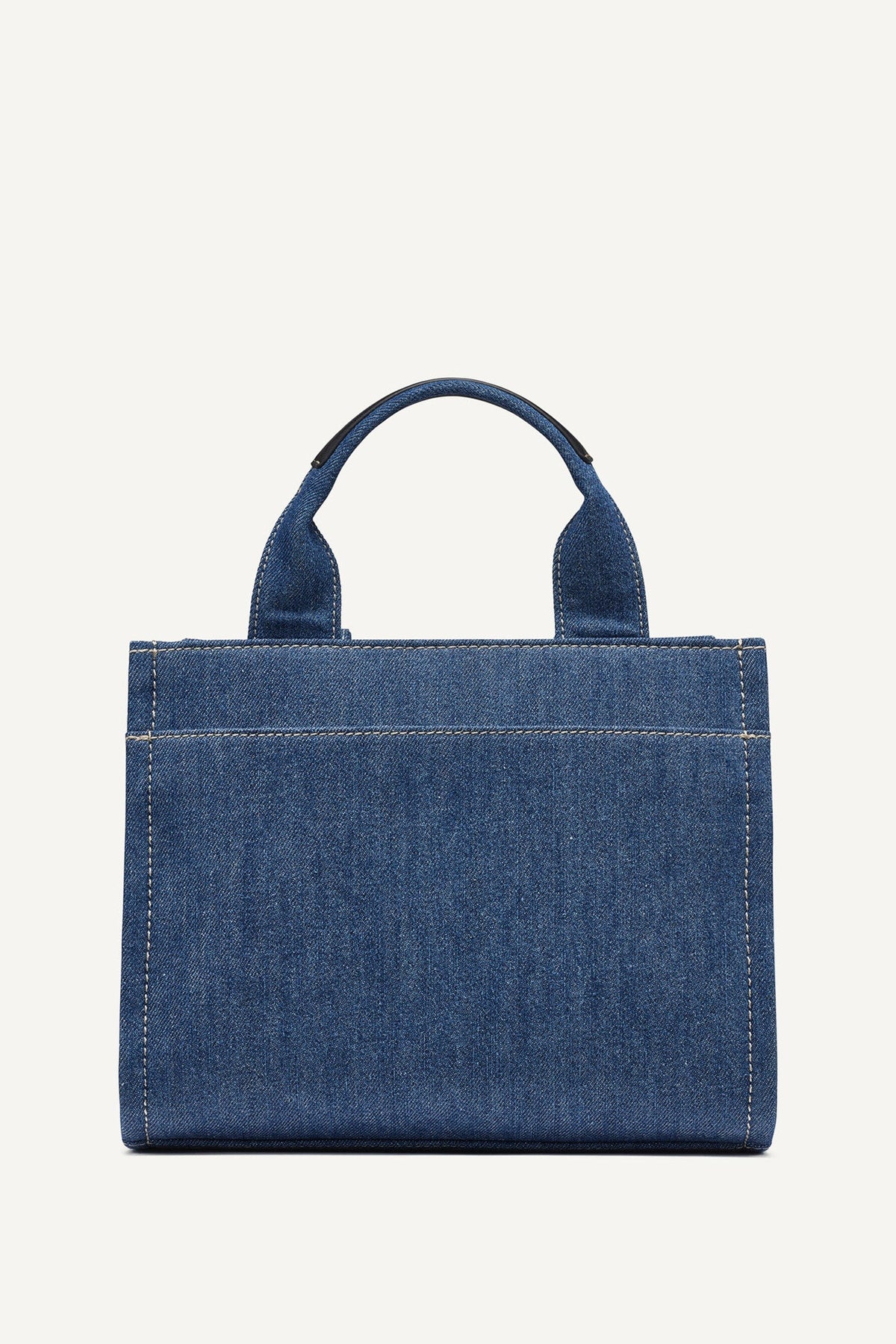 HADLEE SMALL DENIM LOGO TOTE