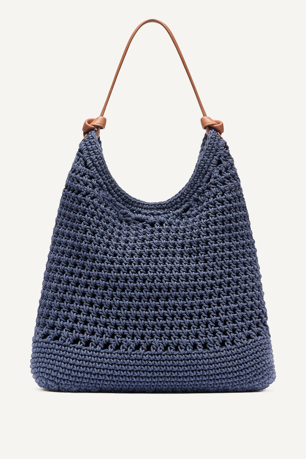 PAULA CROCHET LOGO HOBO BAG