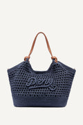 PAULA CROCHET LOGO MEDIUM COMMUTER TOTE
