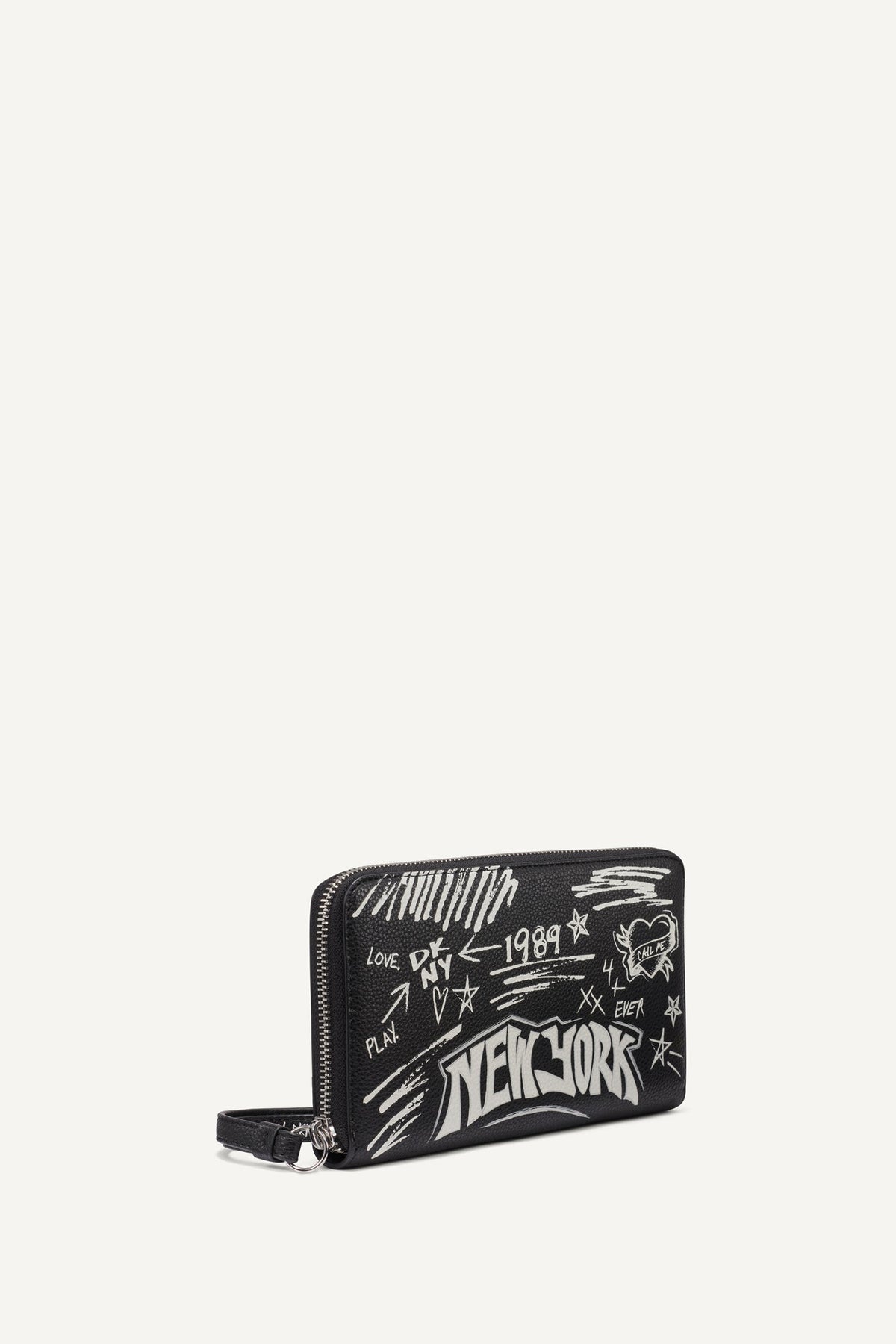 BRYAR LARGE ZIP AROUND WALLET WITH WRISTLET