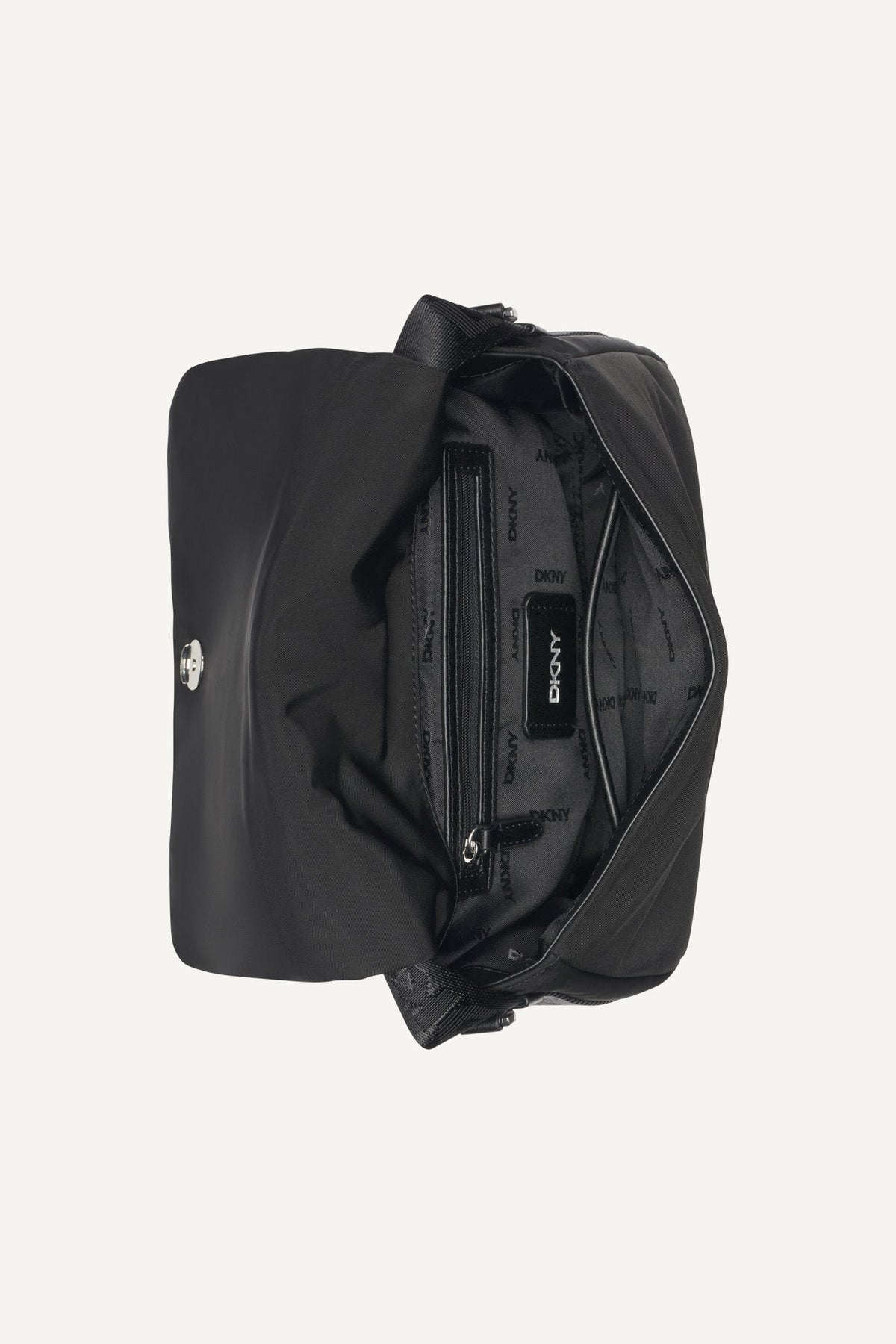 JENNY LOGO FLAP SHOULDER BAG