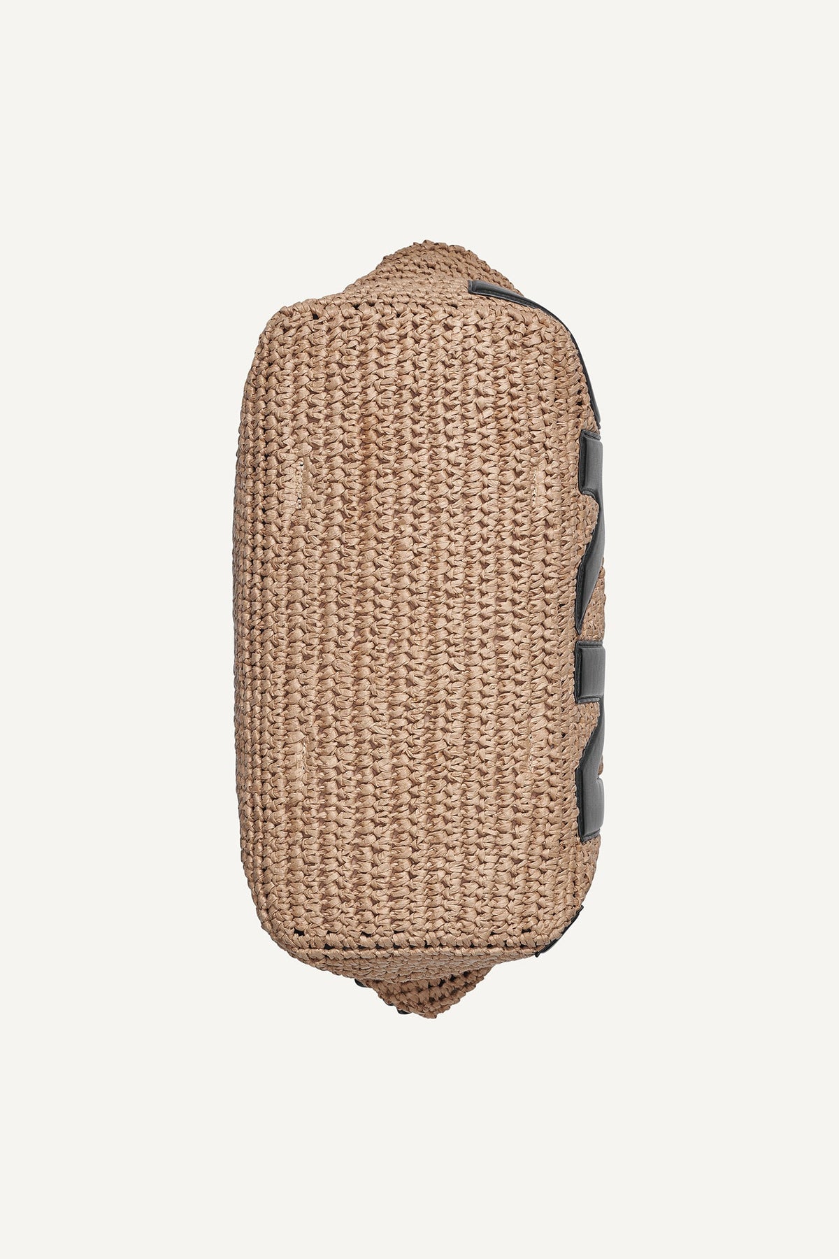 BARDOT RAFFIA LOGO TOTE