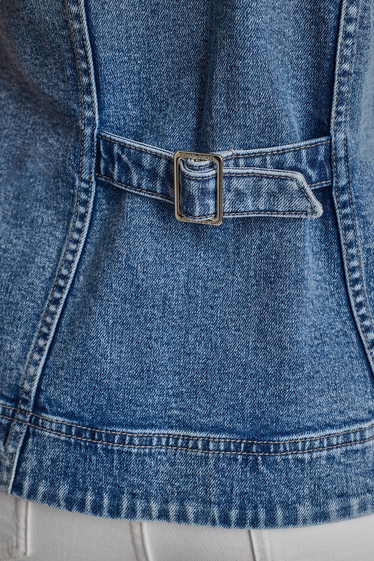 LONGLINE DENIM VEST