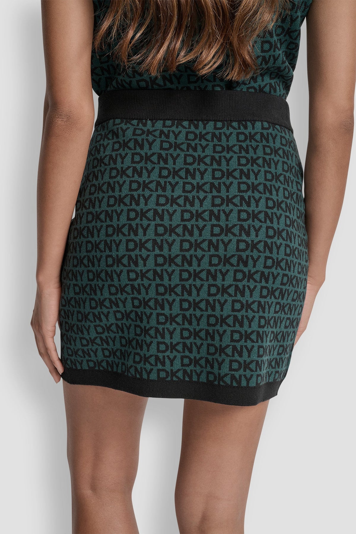 LOGO JACQUARD SHORT SKIRT
