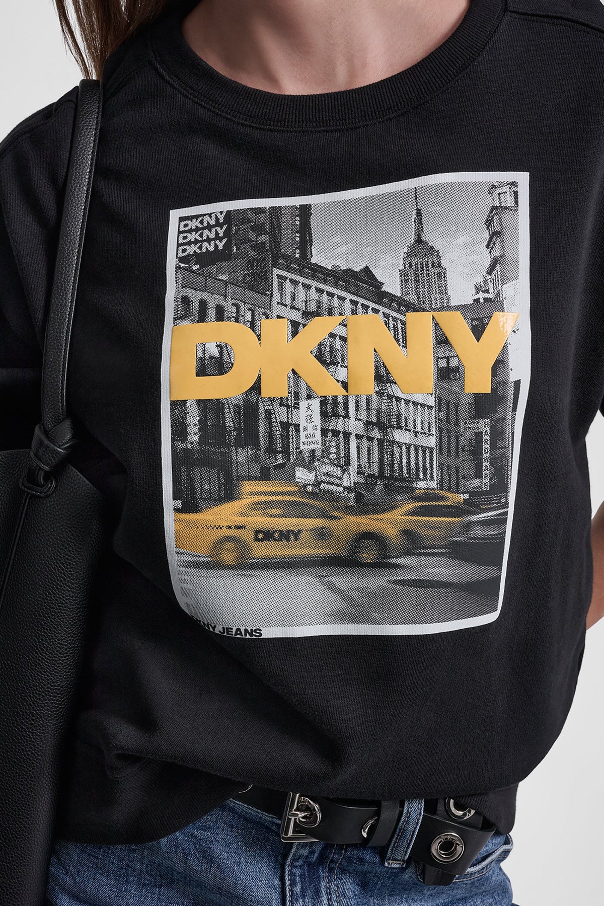 DKNY TAXI PHOTOREAL LOGO SWEATSHIRT