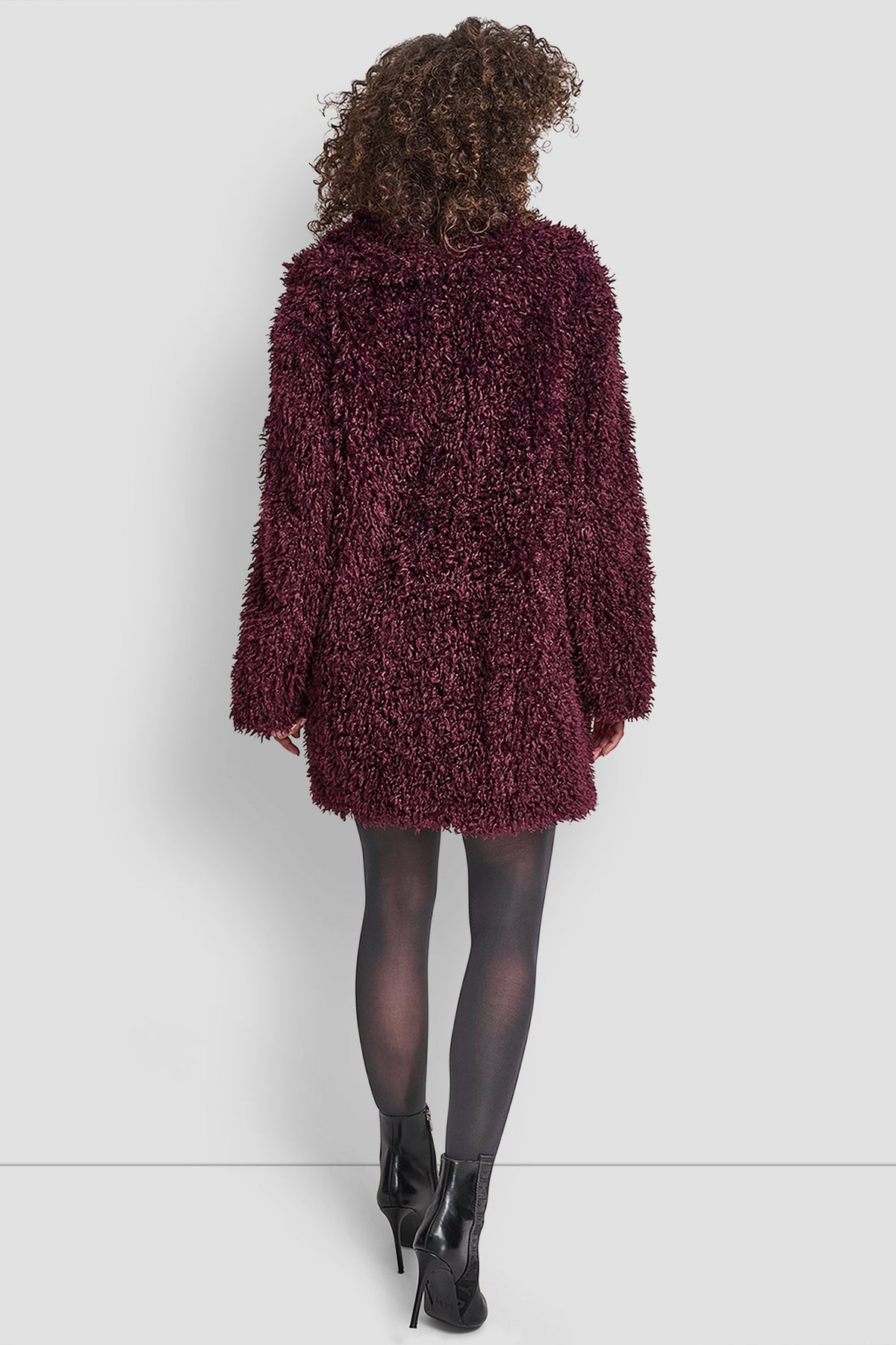 FAUX TEDDY FUR JACKET