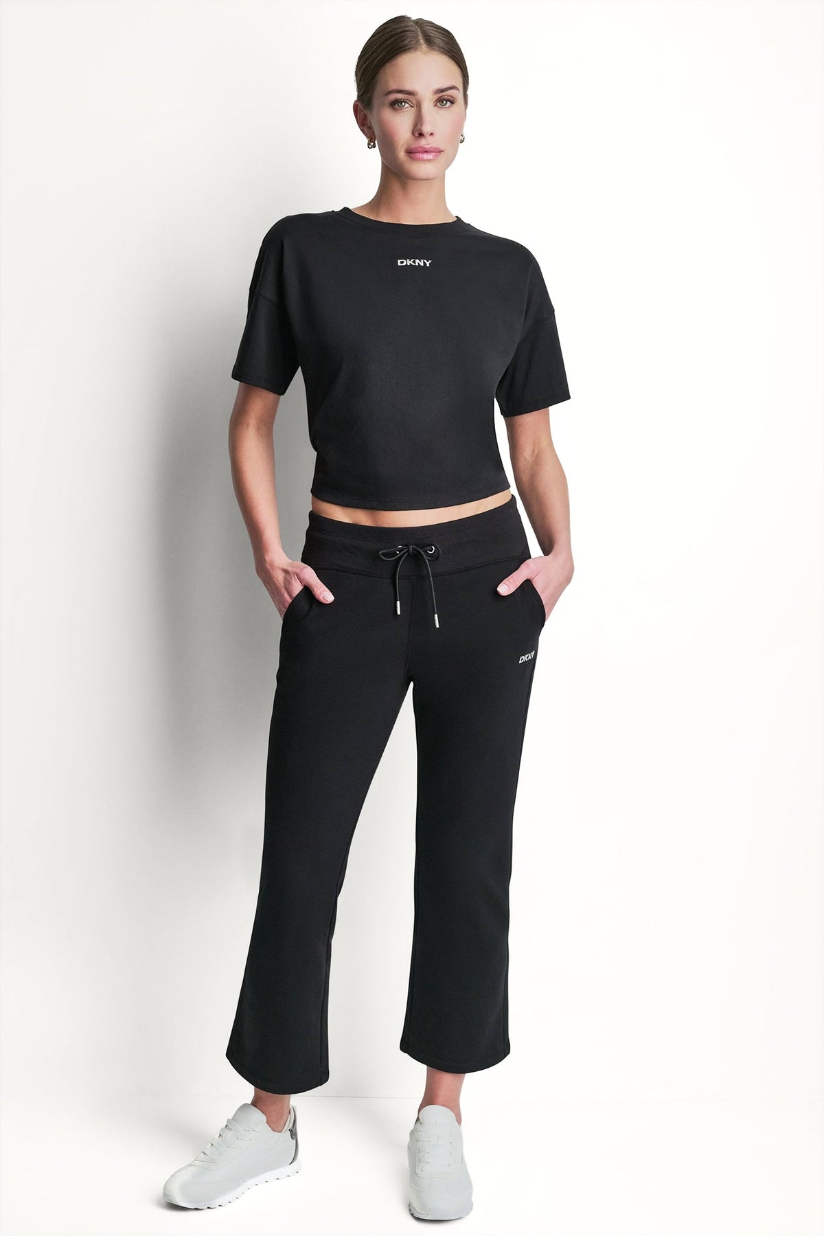 METALLIC BUBBLE LOGO FLARE PANT