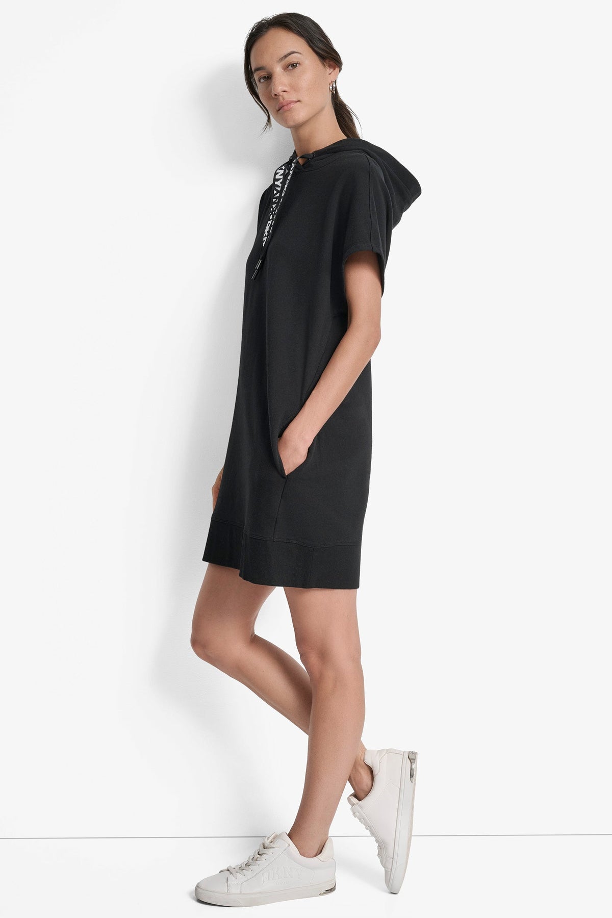 TWO TONE LOGO DRAWCORD SNEAKER DRESS