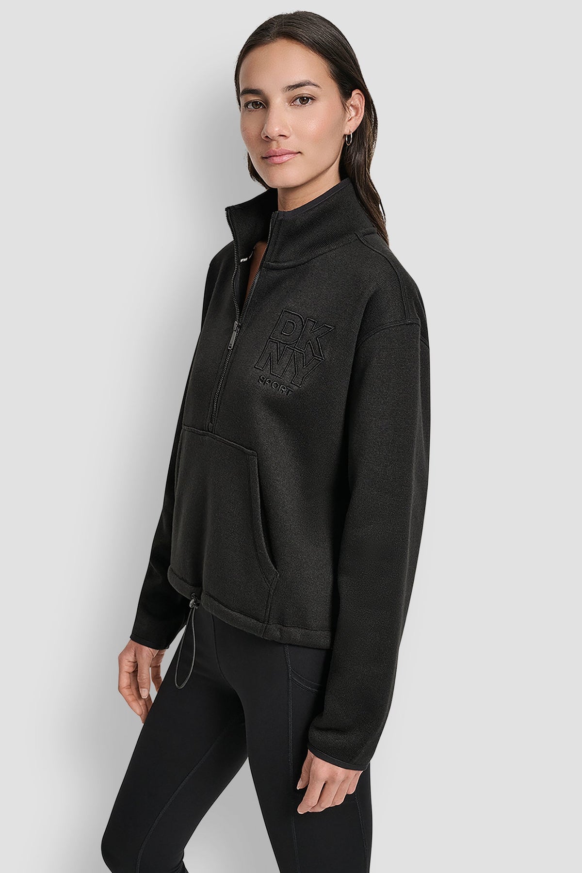 HALF ZIP LOGO PULLOVER