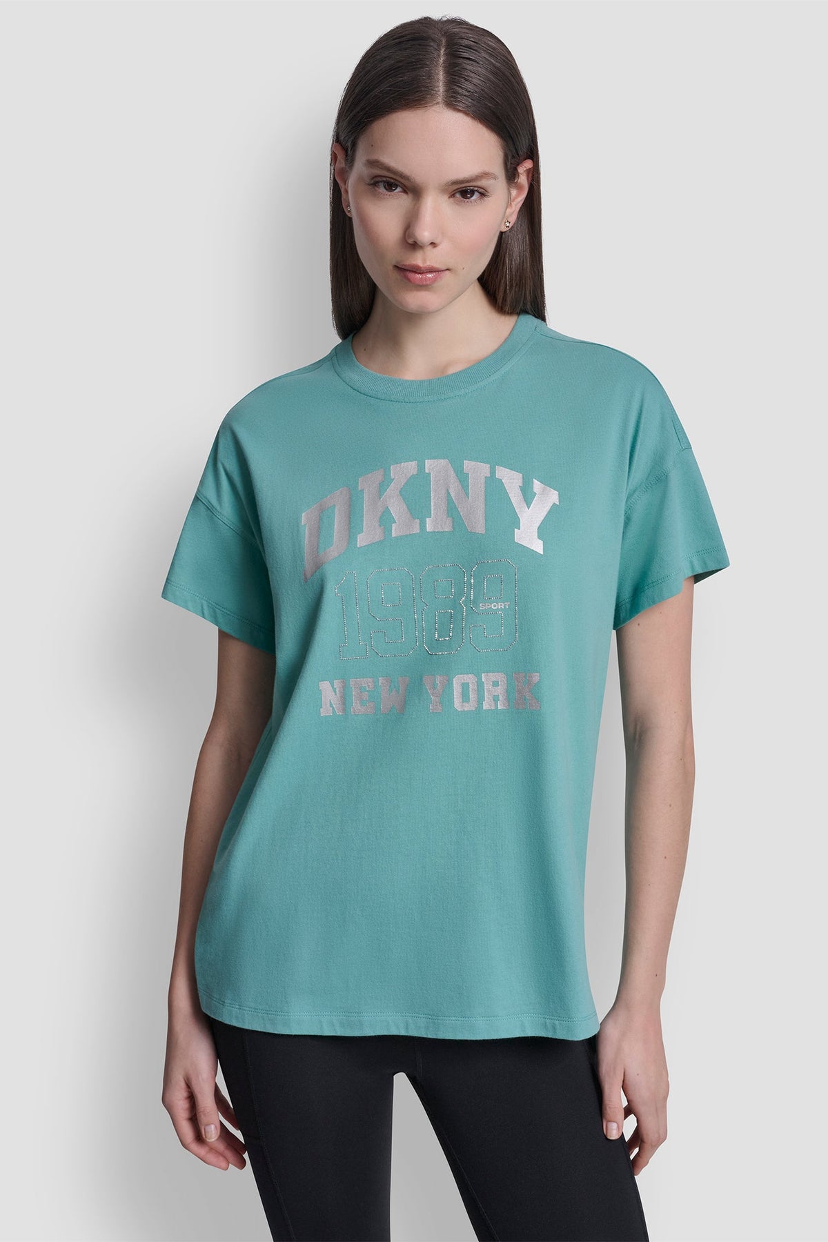 DKNY 1989 LOGO RHINESTUD TEE