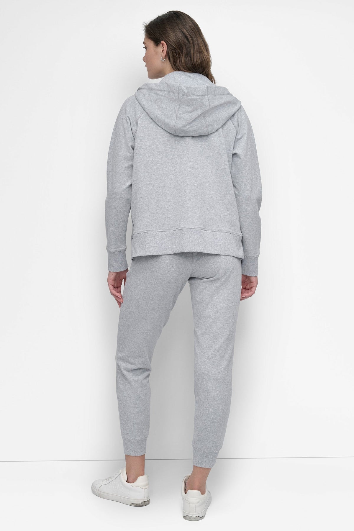 TWO-TONE LOGO DRAWSTRING HOODIE