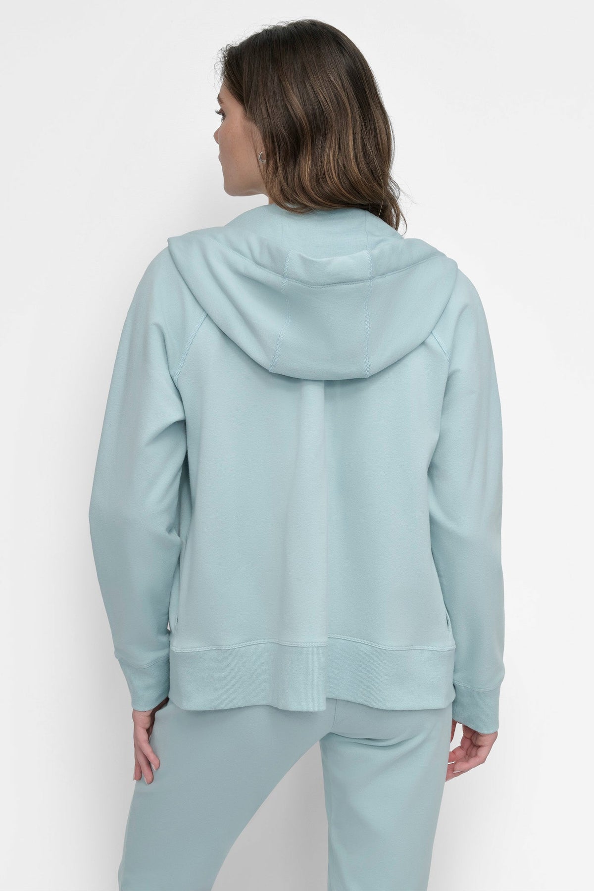 TWO-TONE LOGO DRAWSTRING HOODIE