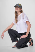 MESH LOGO TEE