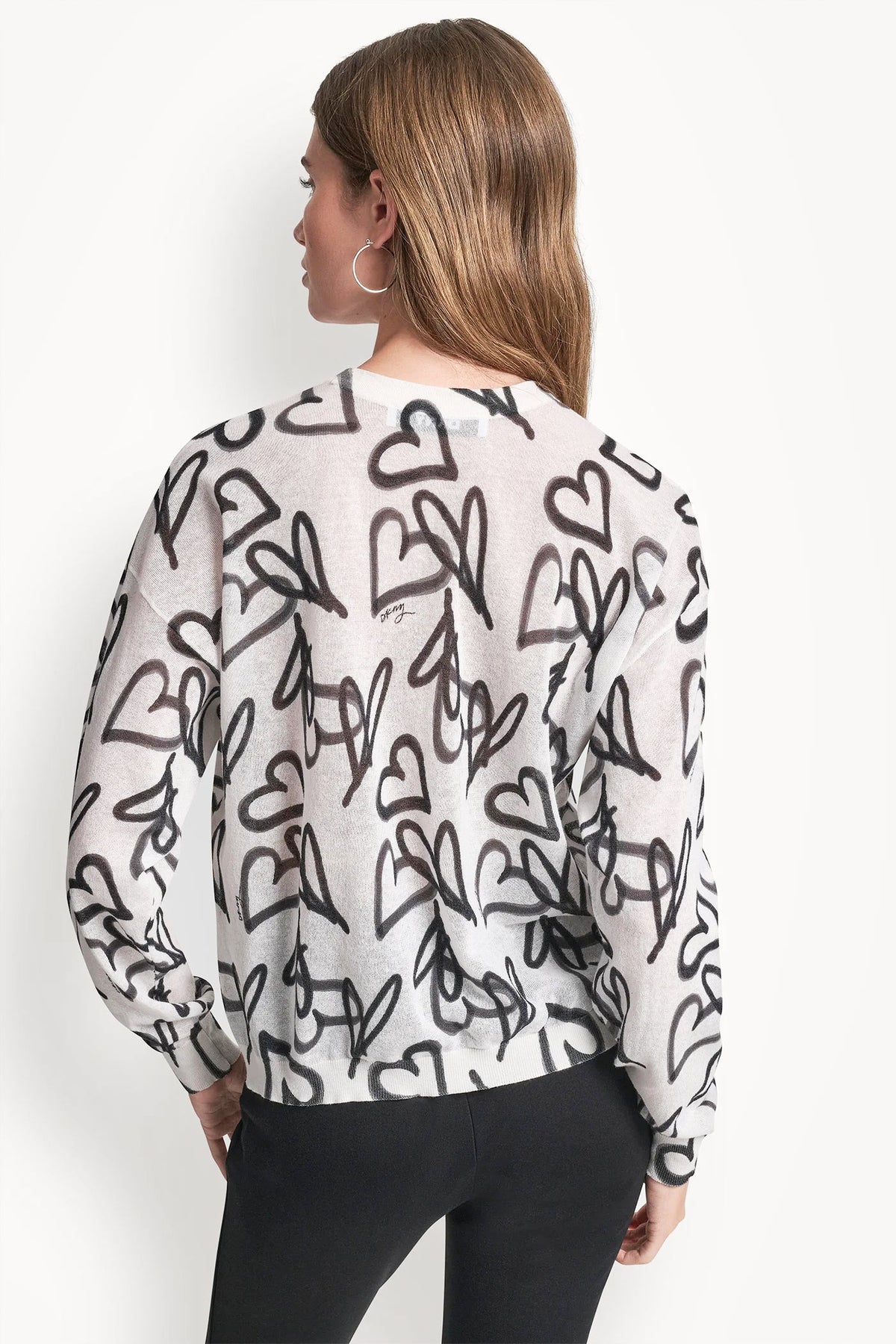 GRAFFITI HEART SWEATER