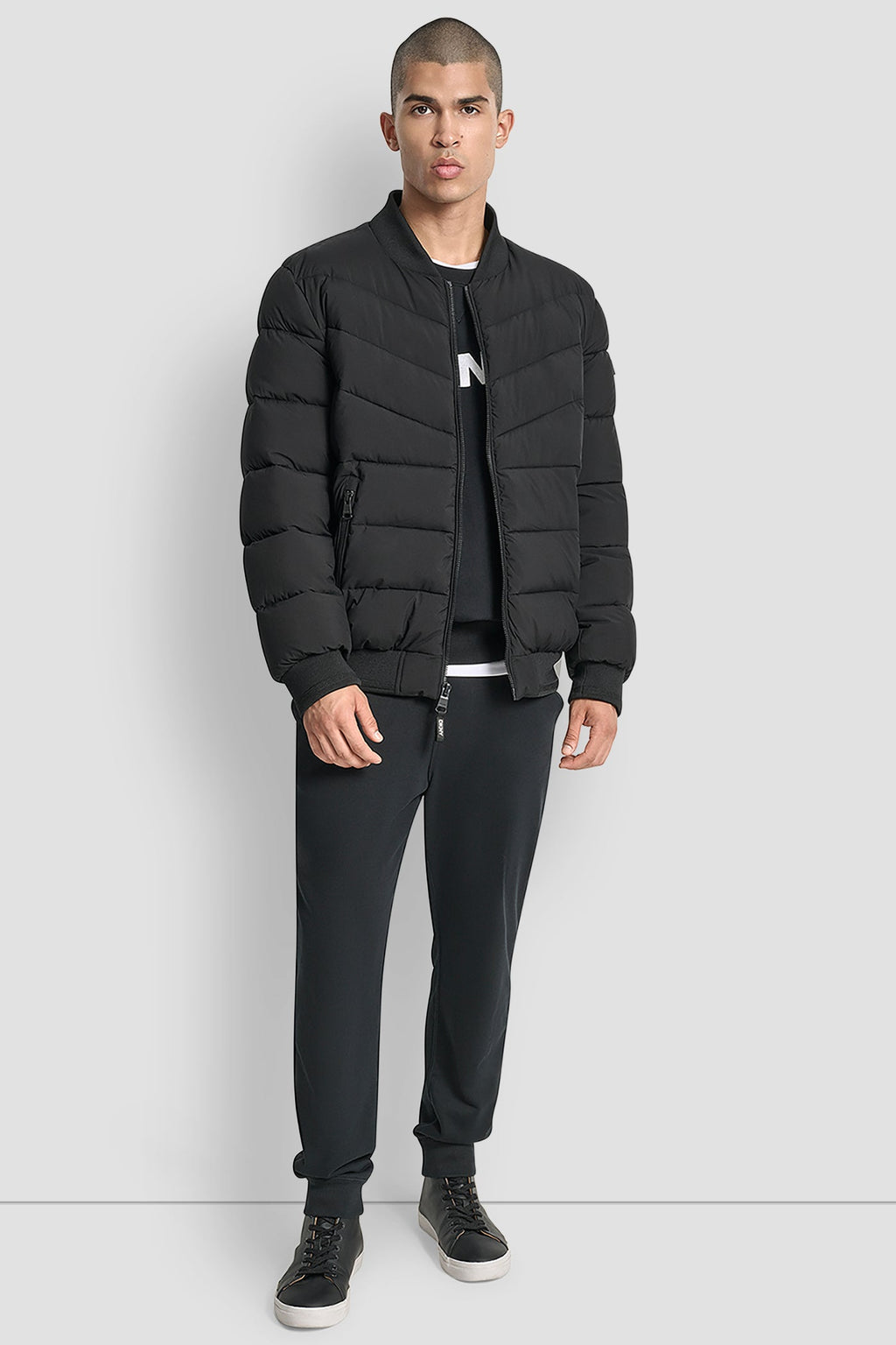 STRETCH BOMBER JACKET