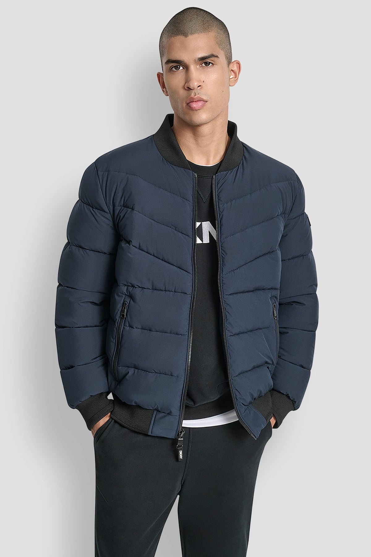 STRETCH BOMBER JACKET
